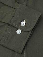 Brook Taverner Green Oxford Cotton Shirt - Image 6 of 6