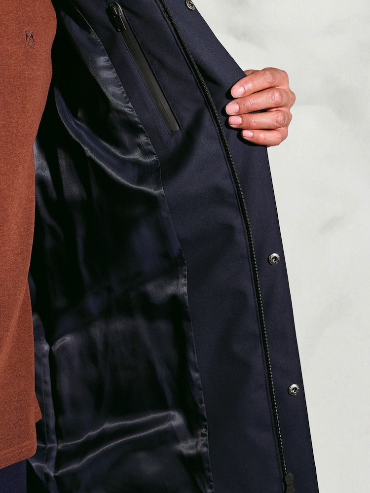 Brook Taverner Blue Water Repellent Padded Parka - Image 5 of 5 Brook Taverner Blue Water Repellent Padded Parka - Image 5 of 5