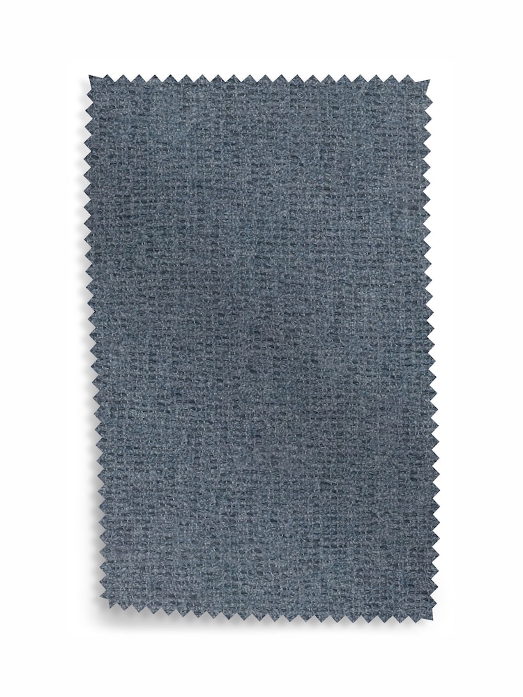 MADE.COM Slate Blue Boucle Textured Weave Upholstery Swatch - Image 1 of 1