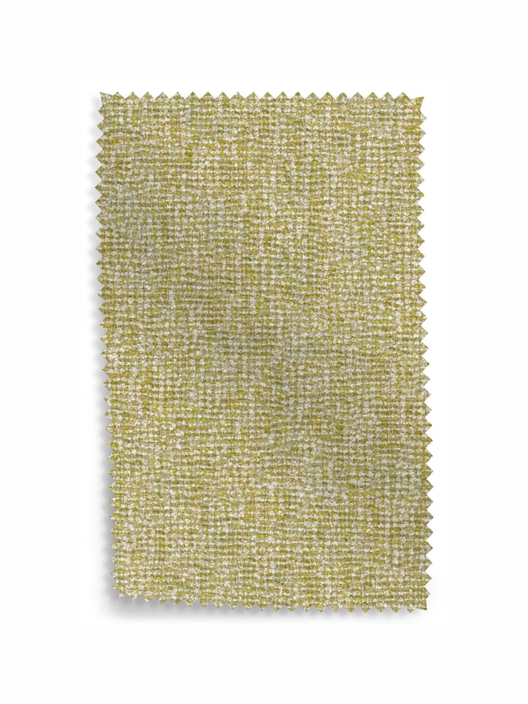 MADE.COM Pale Fir Green Boucle Textured Weave Upholstery Swatch - Image 1 of 1