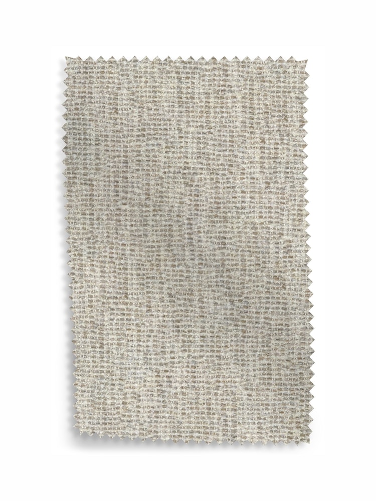 MADE.COM Light Natural Boucle Textured Weave Upholstery Swatch - Image 1 of 1