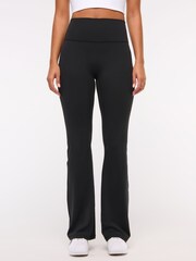 Abercrombie & Fitch Black StudioFLEX Flare Leggings - Image 1 of 7