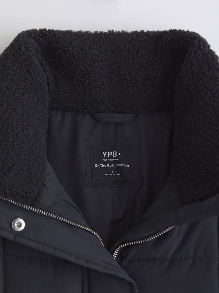 YPB Abercrombie & Fitch Black Puffer Jacket - Image 8 of 8