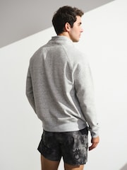 YPB Abercrombie & Fitch Grey Neo KNIT MAX Half Zip Fleece - Image 4 of 7