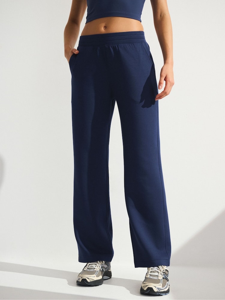 YPB Abercrombie & Fitch Blue Straight Leg Joggers - Image 2 of 6 YPB Abercrombie & Fitch Blue Straight Leg Joggers - Image 2 of 6