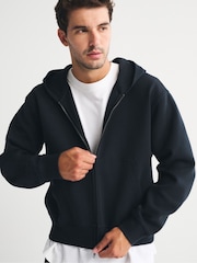 YPB Abercrombie & Fitch Black Neoknit Max Popover Hoodie - Image 4 of 6