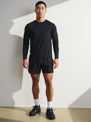YPB Abercrombie & Fitch Black Sweat WIK Long Sleeve T-Shirt - Image 3 of 7