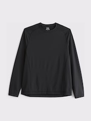 YPB Abercrombie & Fitch Black Sweat WIK Long Sleeve T-Shirt - Image 7 of 7
