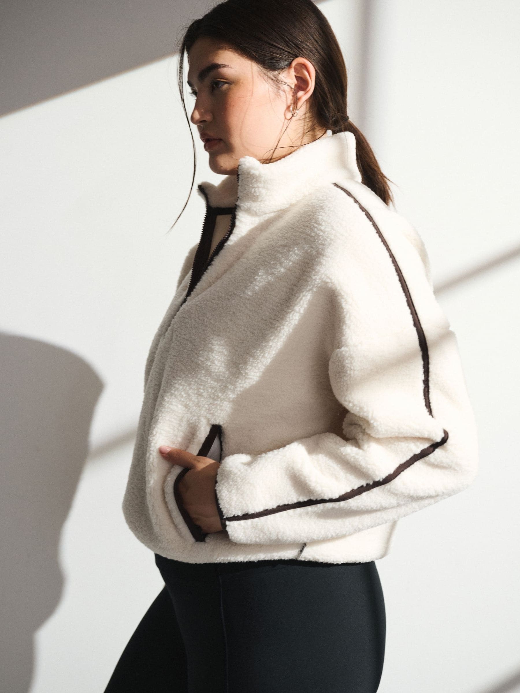 Buy YPB Abercrombie & Fitch White Half Zip Fleece from Next Canada