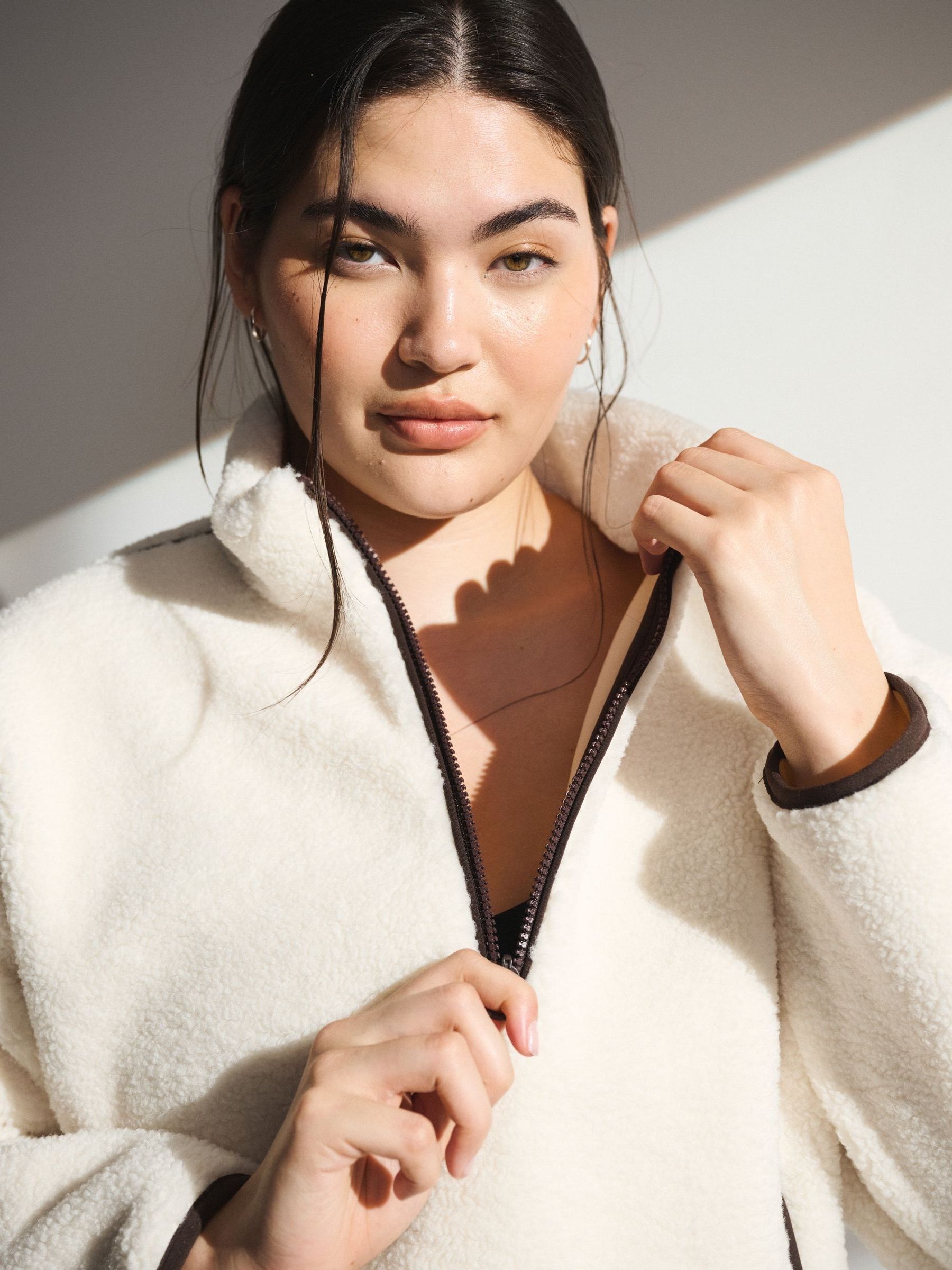 Buy YPB Abercrombie & Fitch White Half Zip Fleece from Next Canada