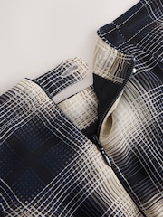 Black/Neutral Check Godet Midi Skirt - Image 3 of 3