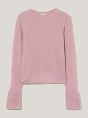 Jigsaw Pink Cloud Cashmere Eldon Jumper - Image 3 of 3