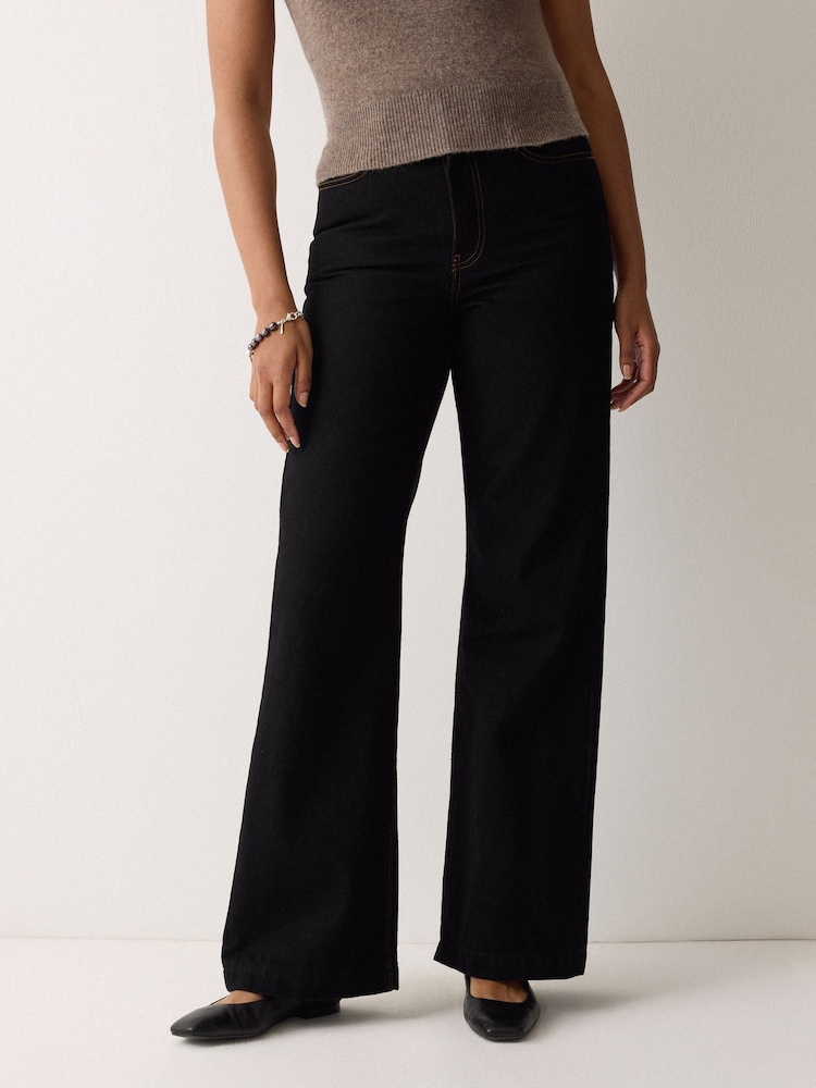 Jigsaw Black Greta Bootleg Jeans - Image 1 of 1 Jigsaw Black Greta Bootleg Jeans - Image 1 of 1