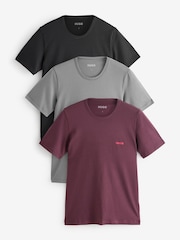 HUGO Black T-Shirts 3 Pack - Image 1 of 4