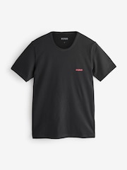 HUGO Black T-Shirts 3 Pack - Image 3 of 4