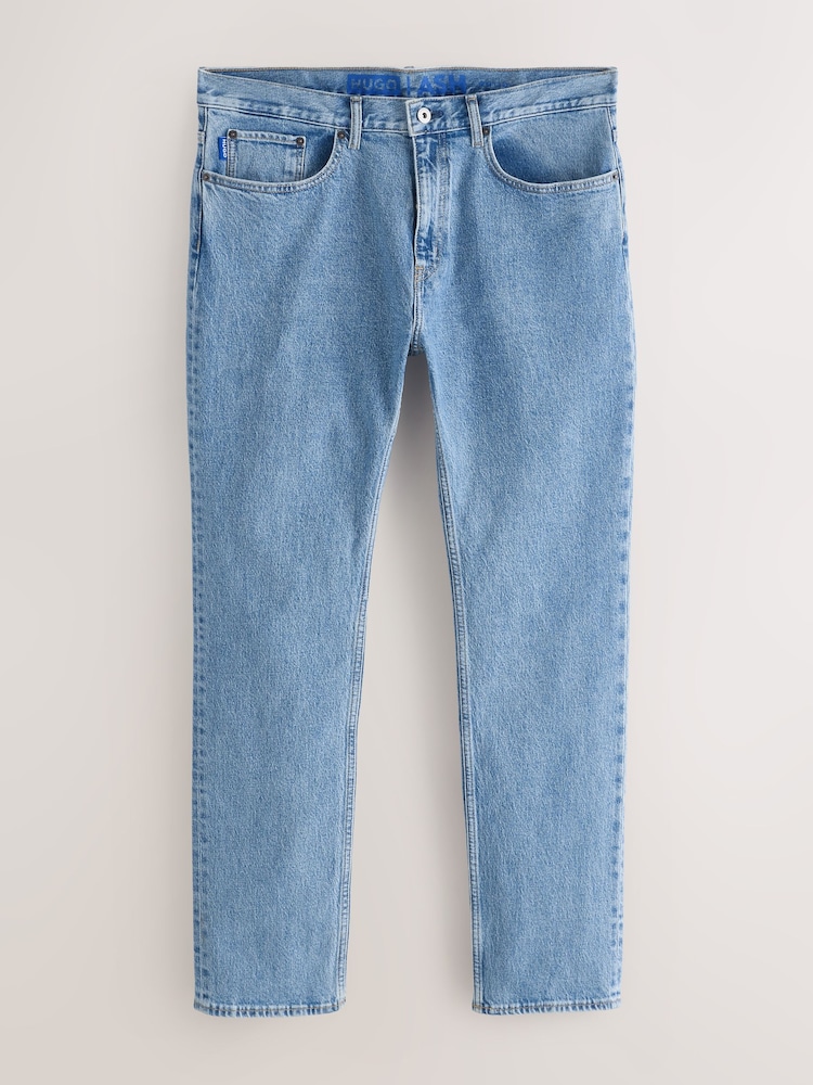 HUGO Blue Ash Slim Fit Denim Jeans - Image 4 of 4 HUGO Blue Ash Slim Fit Denim Jeans - Image 4 of 4