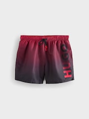 HUGO Red Gradient Swim Shorts - Image 1 of 1