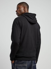 HUGO Black Waffle Hoodie - Image 3 of 5