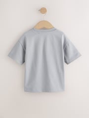 Grey Ocean Vibes Short Sleeve Graphic T-Shirt (3mths-7yrs) - Image 5 of 7