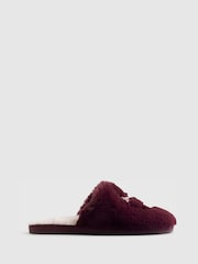 River Island Red Embroidered Cherry Mule Slippers - Image 2 of 6