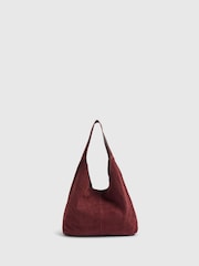 River Island Red Suede Slouch Bag - Image 2 of 6