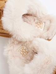 River Island Brown Whipstitch Tassle Slippers - Image 5 of 6