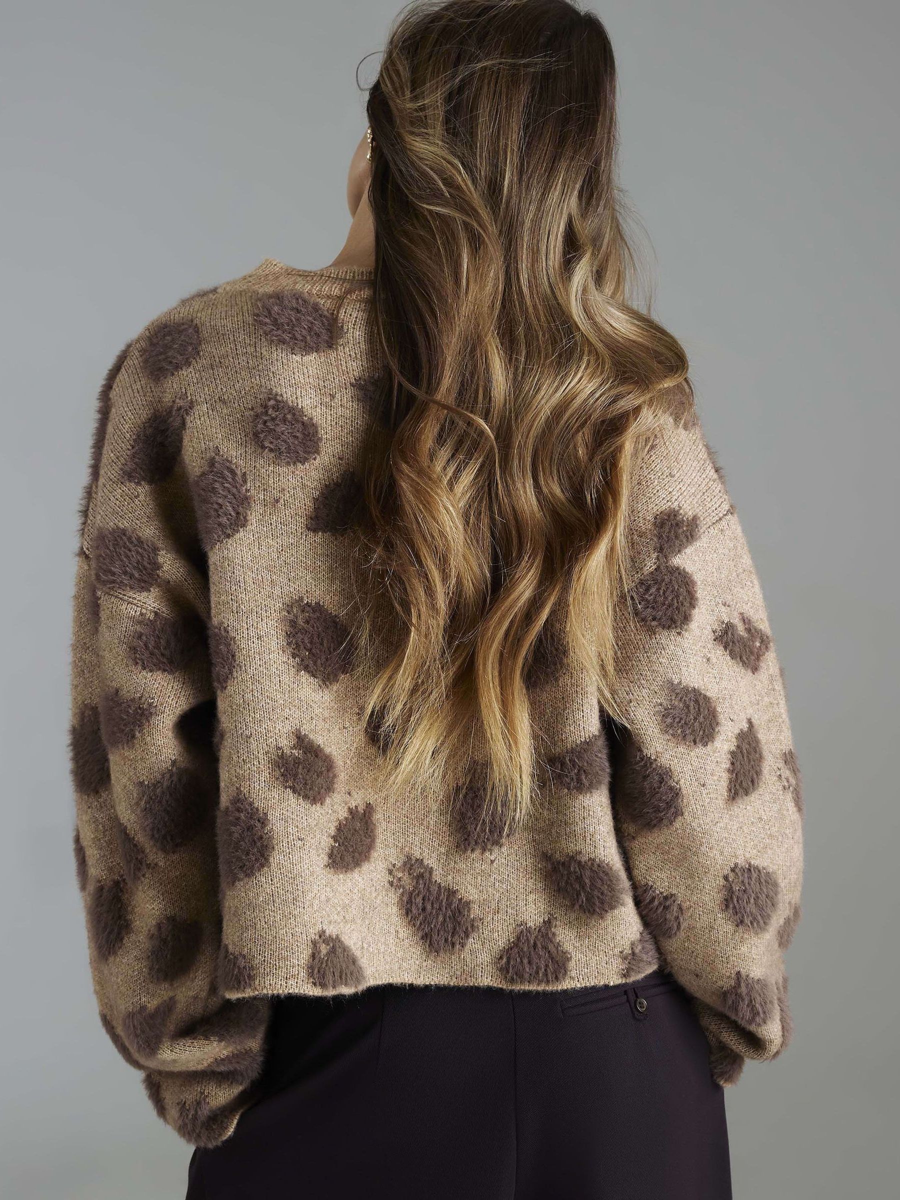 Buy River Island Brown Leopard Print Cardigan from the Next UK