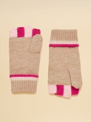 Joules Fold-Over Oat Cat Character Gloves - Image 2 of 4