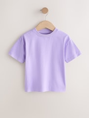 White/Blue/Orange/Green/Purple Acid Wash Relaxed Fit Short Sleeve T-Shirts 5 Pack (3mths-7yrs) - Image 3 of 9