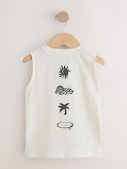 Black Palm Trees - Graphic Vests 3 Pack (3mths-7yrs) - Imagen 3 de 7