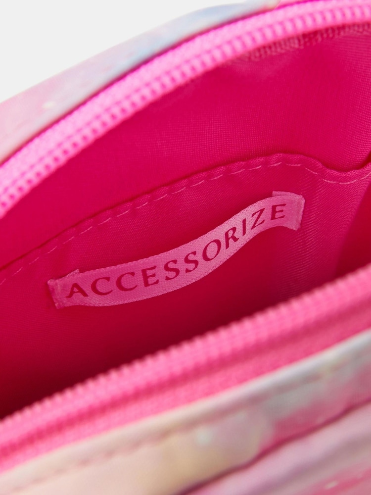Angels By Accessorize Pink Girls Galaxy Print Cross-Body Bag - Image 2 of 3