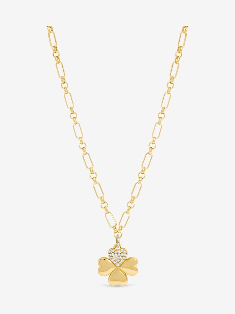 Mood Gold Plated Clover Pendant - Gift Box - Image 1 of 2