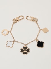 Mood Gold Plated Clover Double Clip Bag Charm - Image 1 of 4