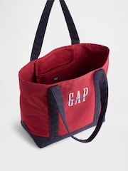 Rojo - Bolso tote de lona con logo de Gap London - Imagen 3 de 3