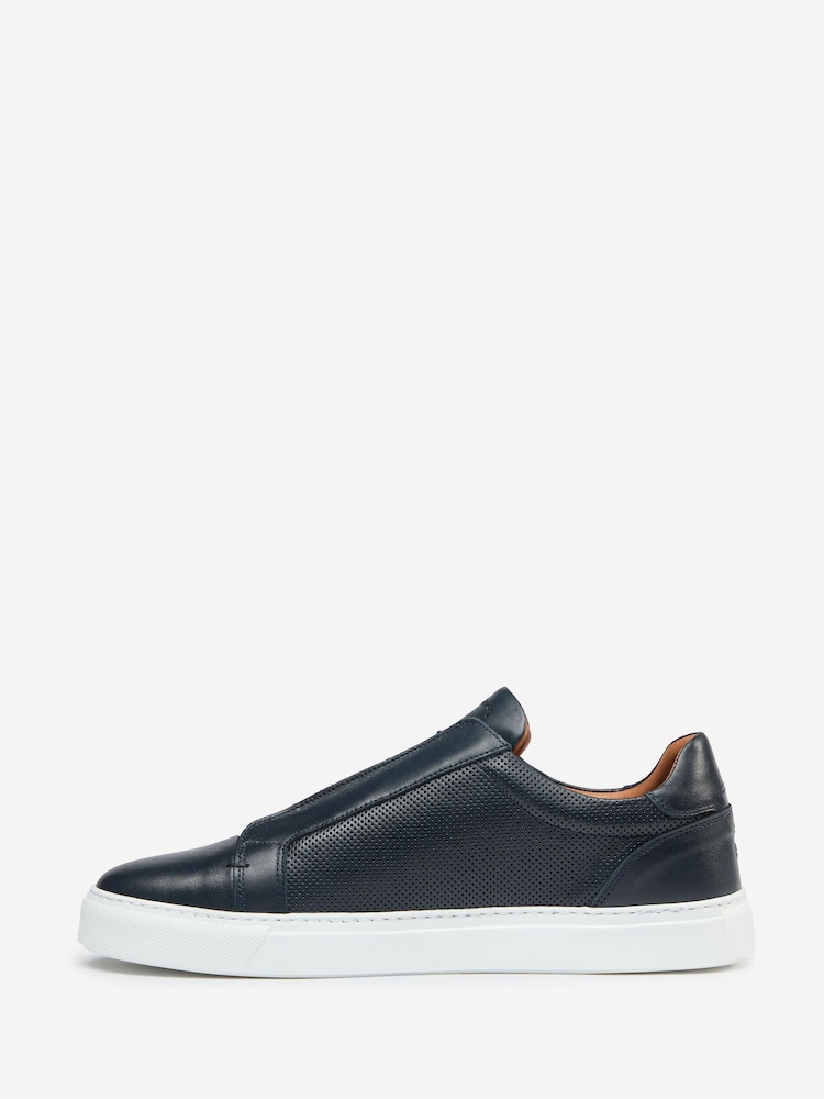 Oliver Sweeney Blue Perforated Lace Free Trainers - Image 2 of 5 Oliver Sweeney Blue Perforated Lace Free Trainers - Image 2 of 5