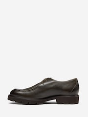 Oliver Sweeney Green Calf Suede Moc Toe Shoes - Image 2 of 5