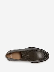 Oliver Sweeney Green Calf Suede Moc Toe Shoes - Image 4 of 5