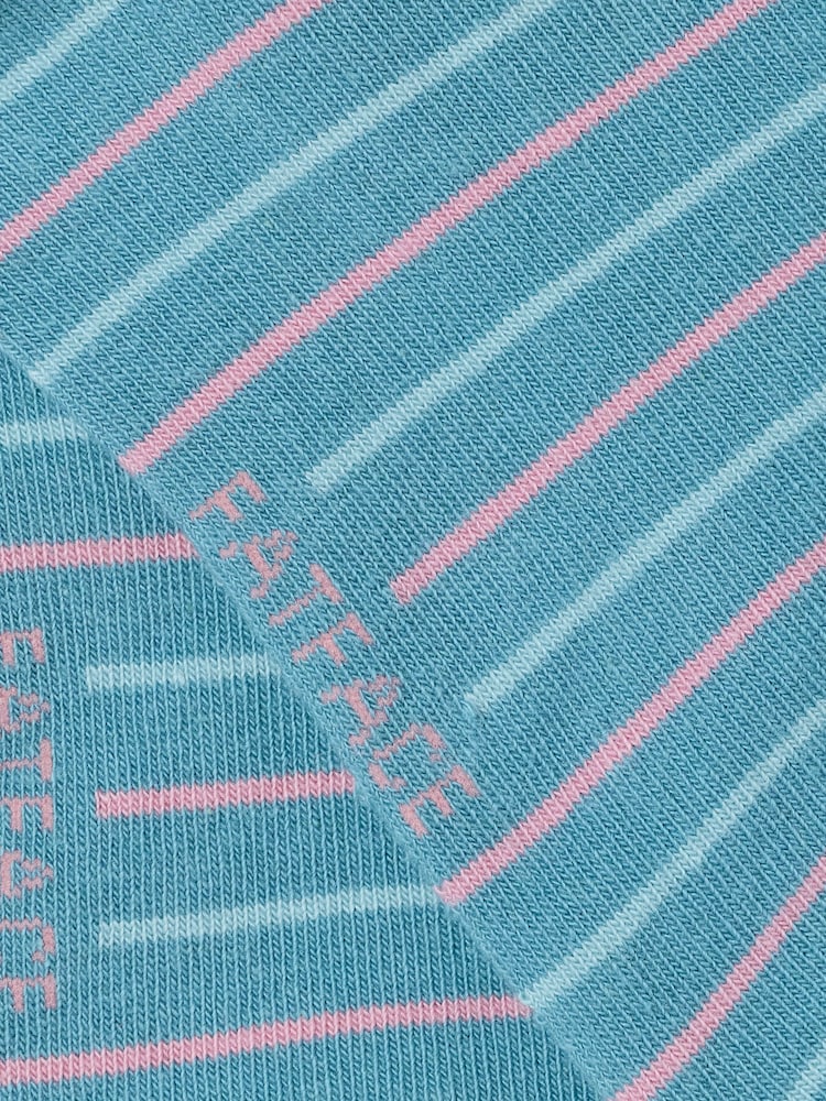 FatFace Green Haze Embroidered Starfish Trainer Socks - Image 2 of 2