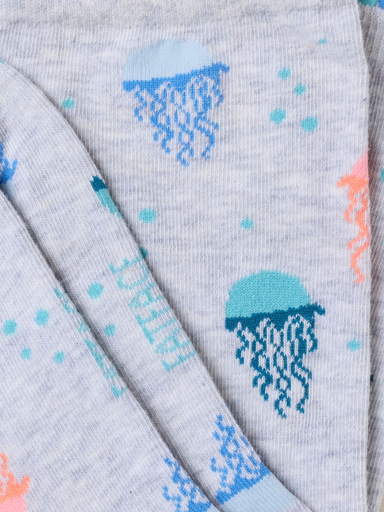 FatFace Jellyfish Socks - Imaginea 2 din 2