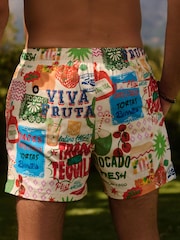 Taco/Tequila - Print 5 Inch Swim Shorts - Bild 4 von 8