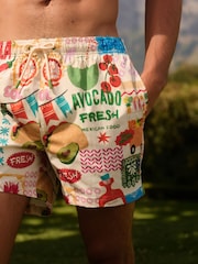 Taco/Tequila - Print 5 Inch Swim Shorts - Bild 5 von 8