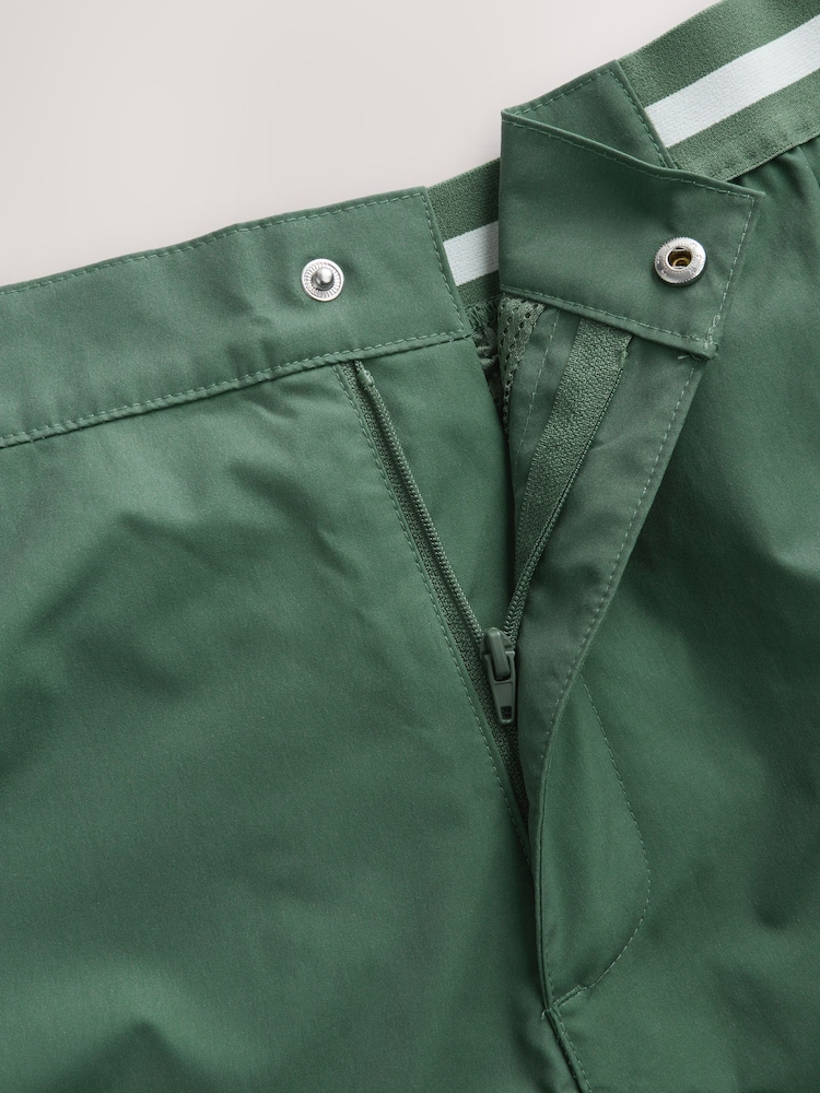 Sage Green Colour Block Swim Shorts 4" - Image 2 of 4 Sage Green Colour Block Swim Shorts 4" - Image 2 of 4