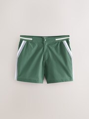 أخضر فاتح - شورتات السباحة بألوان متداخلة 4" - صورة 8 من 11