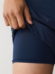 Navy Motionflex 360 Signature Swim Shorts - Image 8 of 13