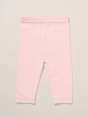 Rock-A-Bye Baby Boutique Light Pink True Knit Bunny Jumper and Trousers Outfit Set - Image 3 of 5
