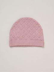 Rock-A-Bye Baby Boutique Baby Pink Knit Bodysuits Leggings and Hats Set 3-Piece - Image 5 of 6