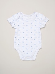 Rock-A-Bye Baby Boutique Baby Velour Sleepsuits Bodysuits and Bibs Gift Set 3 Piece - Image 4 of 6