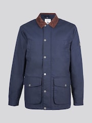 U.S. Polo Assn Blue Canvas Country Collared Jacket - Image 1 of 6