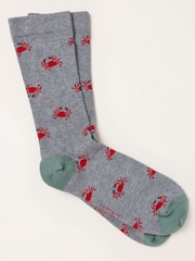 FatFace Grey Crab Socks - Image 1 of 2