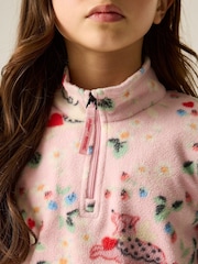 Regatta Pink Cath Kidston Junior Half Zip Fleece - Image 4 of 10